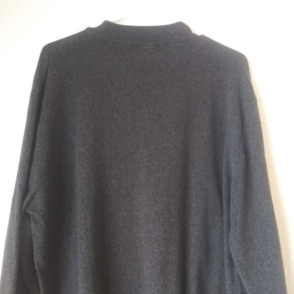 Knightsbridge men's size L dark gray sweater - Picture 5 of 15